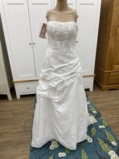 Mori Lee Wedding Dress size 12 - White/Silver