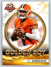 #GB-1 D.J. Uiagalelei, Clemson Tigers 2021-22 Bowman University Golden Boy Base