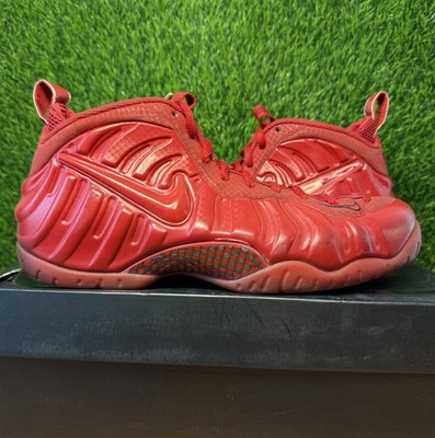 Nike Air Foamposite Pro Gym Red October Size 11 Sneakers Shoes w/ Box 624041-603
