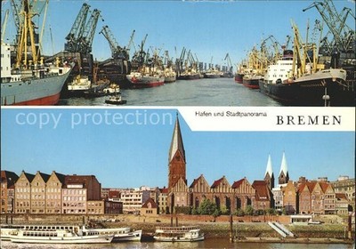 Schiffe Ships Navires Bremen Hafen 