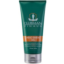 Clubman Pinaud Head Shave Gel for Men Clear 6 Fl Oz Pack of 1 , B0196I9OL2