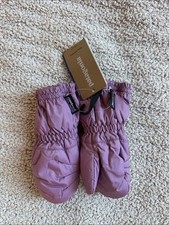 PATAGONIA Baby Puff Mittens 0-3 months NWT Verbana Purple