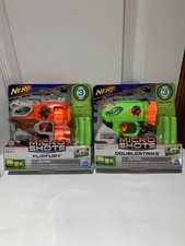 NERF Microshots Zombie Strike Doublestrike  Flipfury Blaster Hasbro