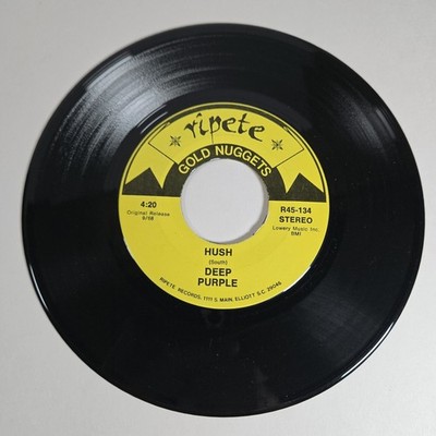 Deep Purple ''Hush'' 45 Vg+ Tested Jukebox Rare Yardbirds ''For Your Love'' 