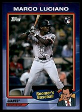 2024 Topps x Chris Berman: Boomer's Baseball #55 Marco Luciano RC Rookie Card. rookie card picture