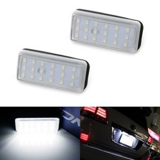 Oem-replace 18-smd White Led License Plate Lights For Toyota Land Cruiser Lx Gx