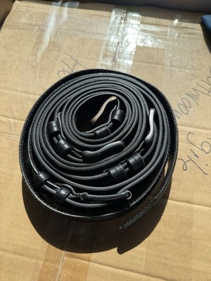 3 Leather Belts, One Slightly Used, Men's Black Size 34