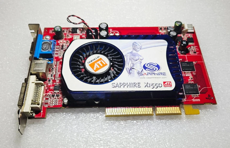 Sapphire ATI Radeon X1550 256 MB VGA Card - AGP Slot - Image 2 of 4