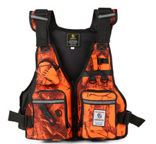 Fishing Life Jacket Vest Kayak Safety Buoyancy Vest Adjustable Boating Swim S8