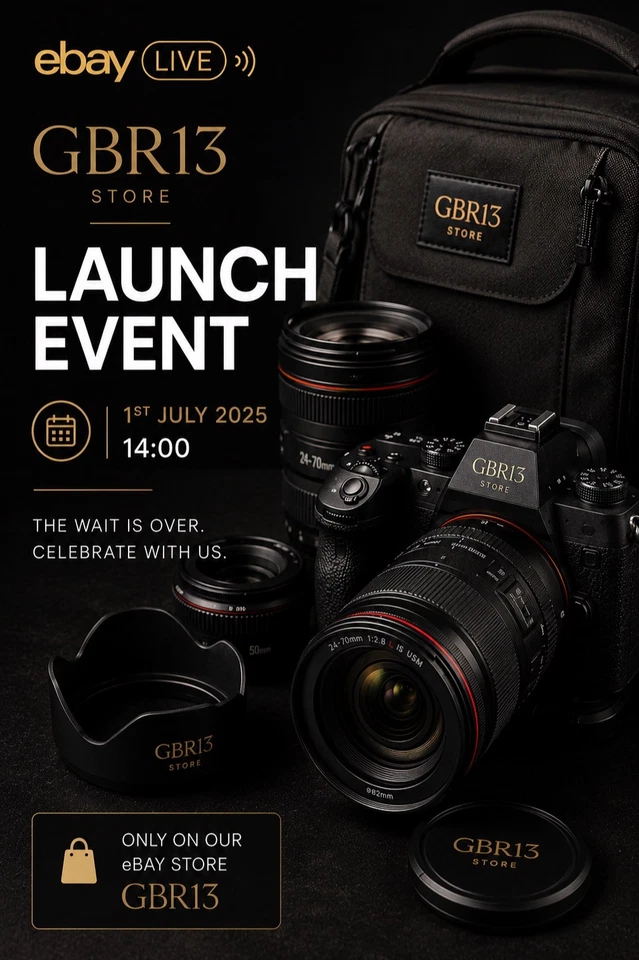 eBay Live Launch - DSLR Cameras, Compact Cameras and Lenses