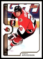 Magnus Arvedson 2002-03 Upper Deck Victory #152 Senators NHL READ FREE SHIPPING