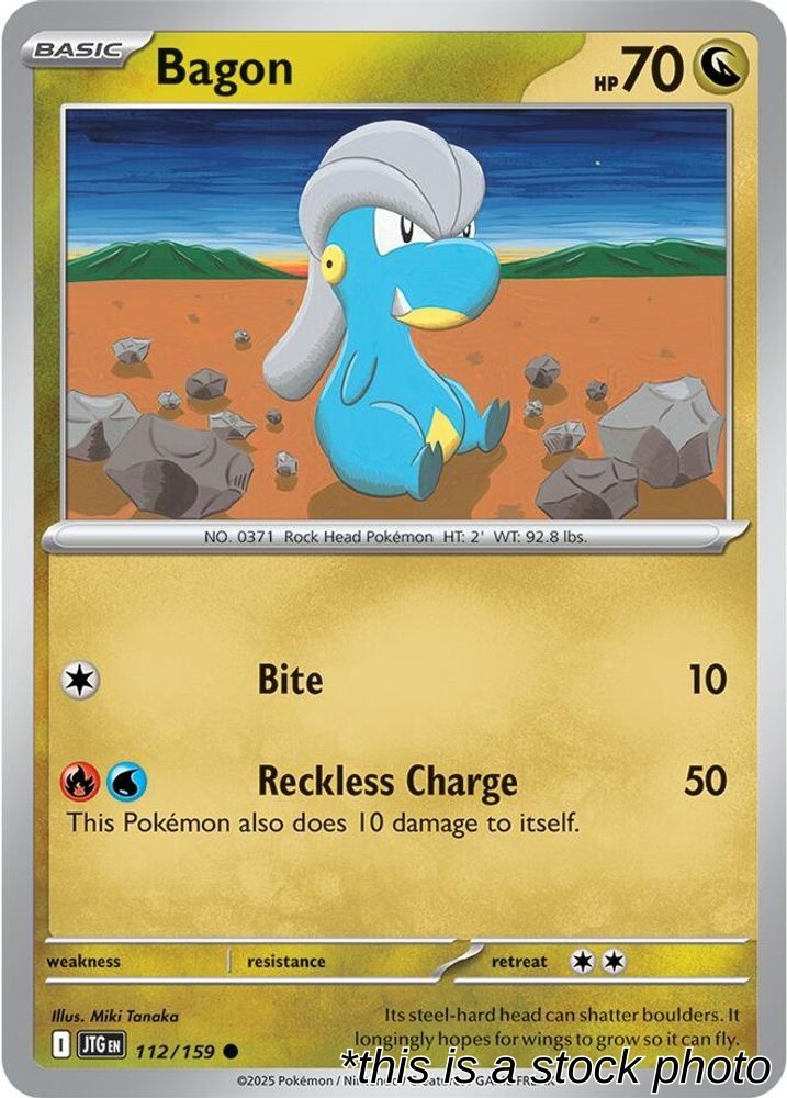 Bagon 112/159 NM Miki Tanaka Pokemon EN NH10