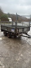 Ifor Williams 8x5 Twin Axle Trailer — Mesh Cage Sides, Ramps & Ladder Rack