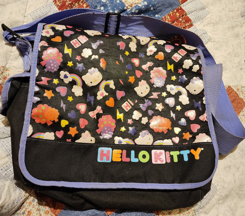 Vintage Hello Kitty Messenger Cross Body Bag