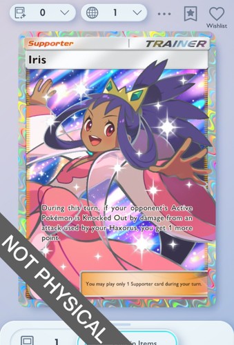 Pokemon TCG POCKET - Iris Full Art 2⭐, Mega Shine, English