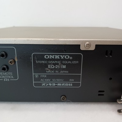 Onkyo EQ-211M 7-Band Graphic Equalizer Spectrum Analyzer Home