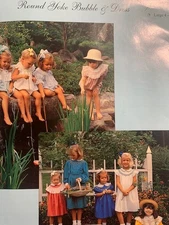 Round Yoke Bubble & DRESS Girl Small 1-4 CHERY WILLIAMS Heirloom Pattern Uncut