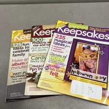 Lot of 3 Creating Keepsakes Scrapbooking 2007/Oct/Nov/Dec/F15C
