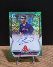 Luis Ravelo 2023 Bowman Chrome 1st Green Refractor Auto 94/99 #CPA-LRA