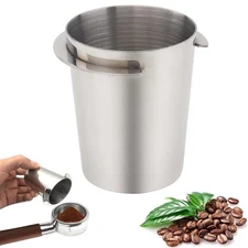Coffee Dosing Cup 58mm, Stainless Steel Espresso Coffee Dosing Cup Espresso C...