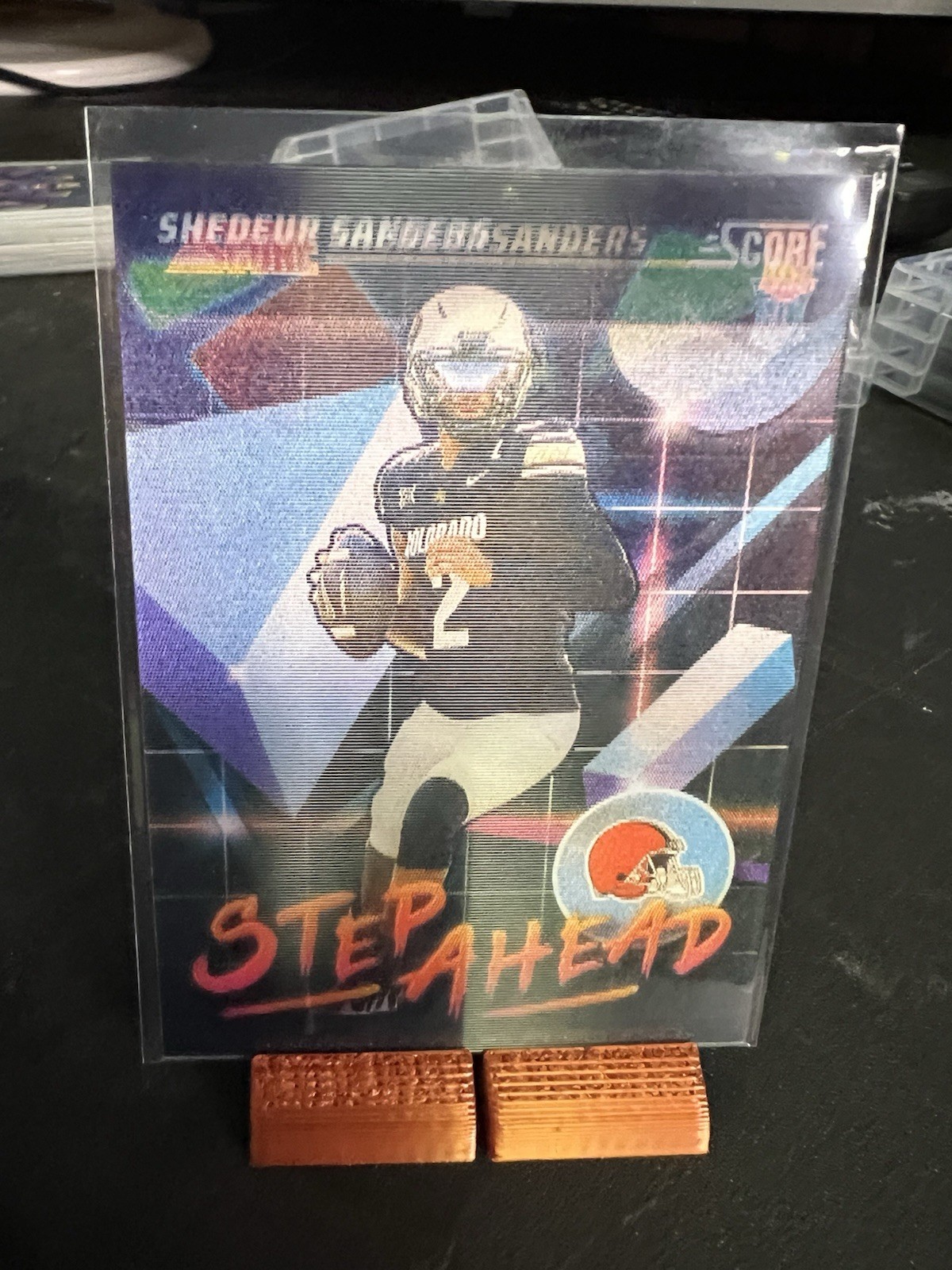 Score 2025 Shedeur Sanders Step Ahead (RC) #SA-SSS CASE HIT Cleveland Browns QB