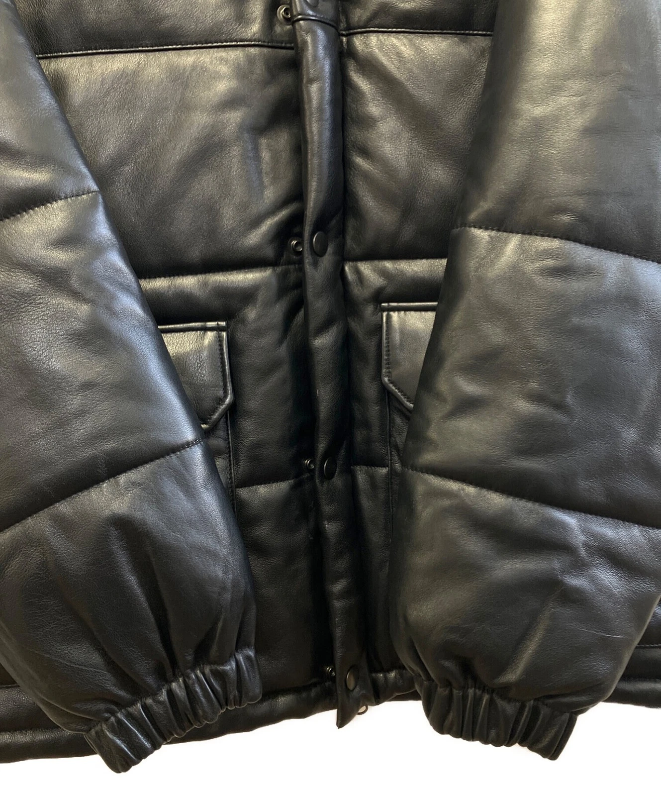 DANKE SCHON Leather Jacket Men's Size L Black - product detail image 8
