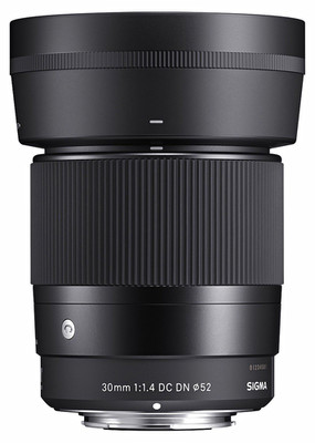 Sigma Contemporary 30mm F1,4 DC DN Objektiv Autofokus für Canon EF-M 52mm