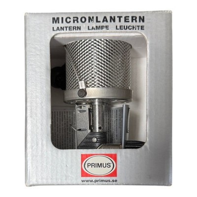 Primus Micron Lantern 221383 Steel Mesh Piezo Ignition Camping Hiking Gas Light