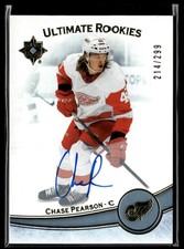 2022-23 Upper Deck Ultimate Collection Auto RC Chase Pearson /299 #187