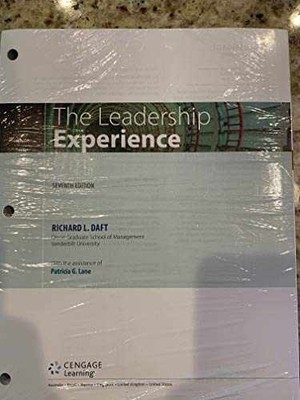 The Leadership Experience, - Loose Leaf, by Daft Richard L. - Acceptable z