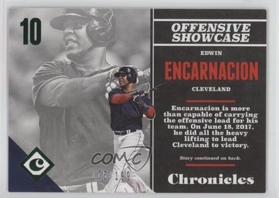 2017 Panini Chronicles Green 175/199 Edwin Encarnacion #59 0l2
