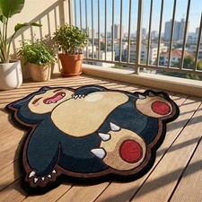 Pokemon Snorlax Non-Slip Soft Rug 60x48cm