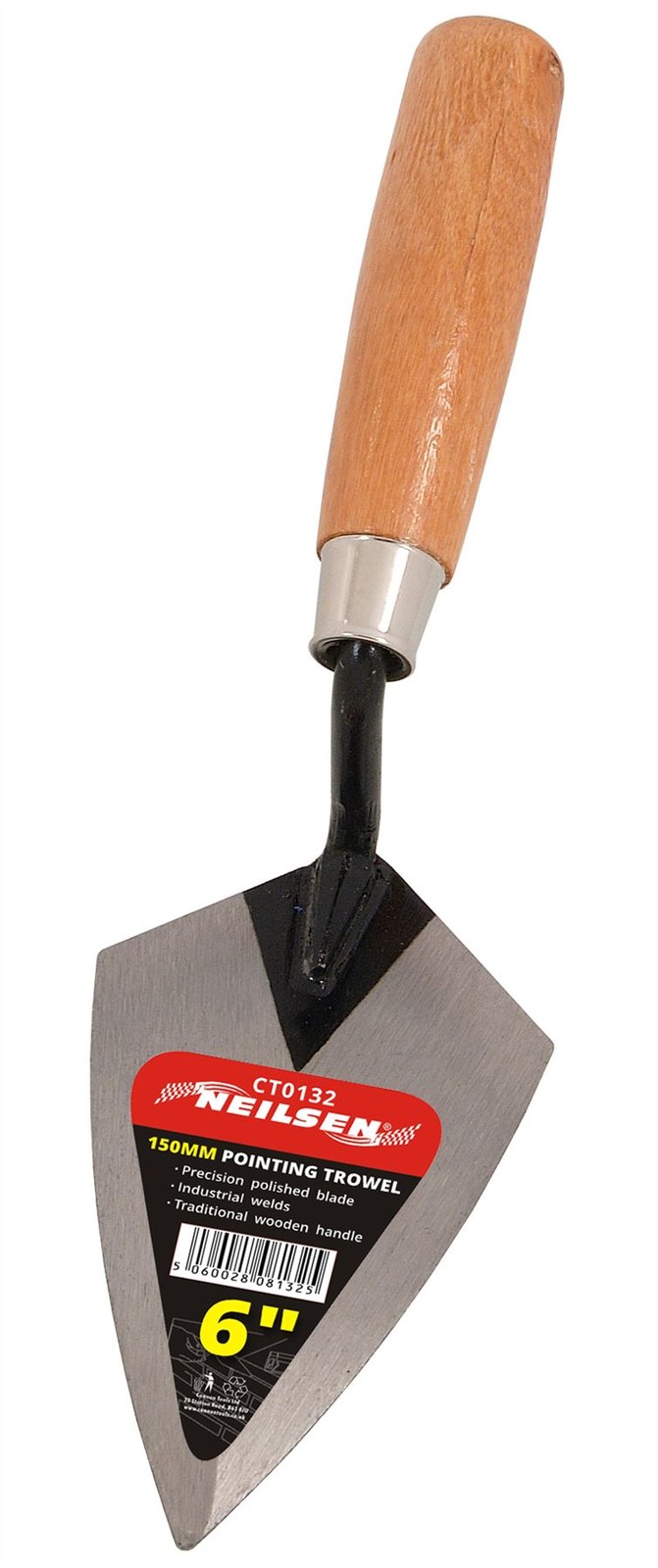 6"" 150mm Pointing Hand Trowel Brick Laying Mason Aid Jointer Builder