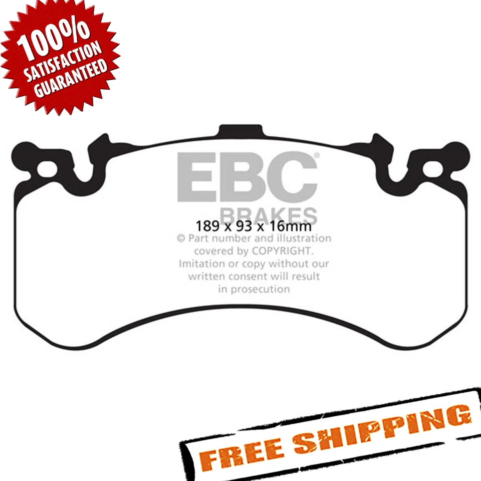 Pastillas de freno delanteras EBC DP42158R Yellowstuff para Audi A8 2011-2018 Foto 2 de 4