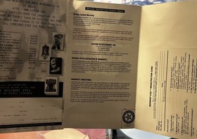 Resident Evil Sega Saturn CIB with Registration Card GREAT CONDITION