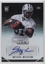 2014 Rookies & Stars Longevity Parallel Signatures Shaquelle Evans Shaq Auto z1u