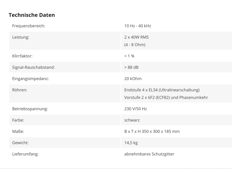 Dynavox Röhrenvollverstärker VR-70E II - Tube Integrated Amplifier VR-70E II - Bild 4 von 4