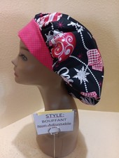 Ornaments  Bows Christmas Women's Bouffant Surgical Scrub Hat/Cap