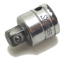 Snap On 1/2" Drive Female to 3/8" Male Socket Adapter Model A4 Made in USA Used