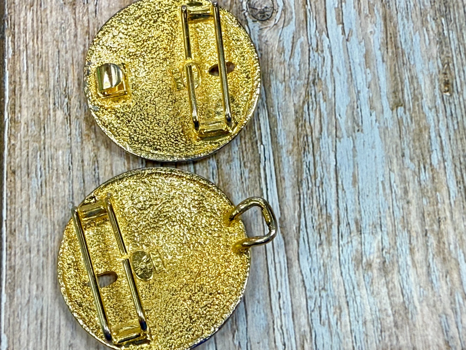 Sand Dollar Sea Shell Interlocking Two Piece Gold… - image 20