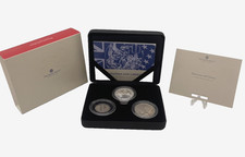 2024 Britannia and Liberty Silver 3 Coin Set Royal Mint Box + COA