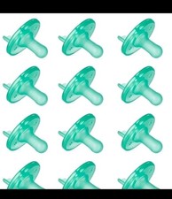 Lot Of 10 Phillips Avent Soothie Pacifier Newborn Green BPA Free