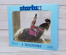 Starlux FA-42057, Medieval Knight on Horseback Figure in Original Box 60mm