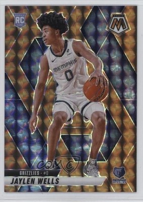 2024-25 Panini Mosaic Rookies Bronze Prizm 27/75 Jaylen Wells #240 Rookie RC 5y7