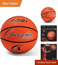 Pro Performance Rubber Basketball - Official Size 7 for Indoor Outdoor Games