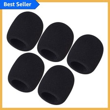 5 Pack Unidirectional Foam Microphone Covers - Protects Against Saliva  Noise