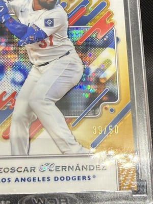 2025 Topps Pristine - Teoscar Hernandez #187 Gold Refractor /50 