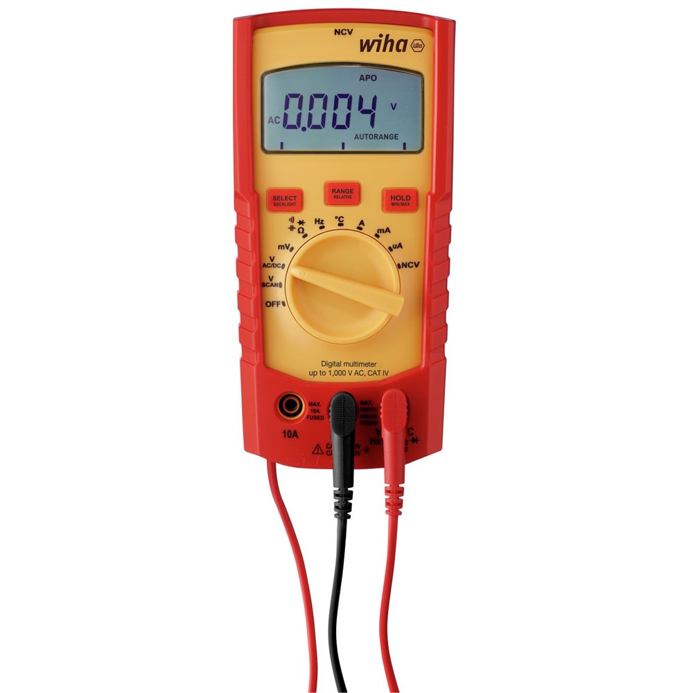 Wiha Digital Multimeter 1,000 V AC, CAT IV