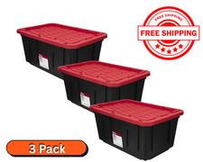 Free Shipping - Hyper Tough 27 Gallon Snap Li...
