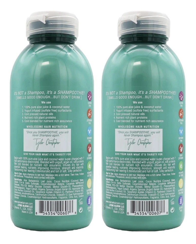Lote de 2 champúes curativos milagrosos de aceite de argán crudo real 12 oz cada uno sin sulfatos NUEVO Foto 2 de 2
